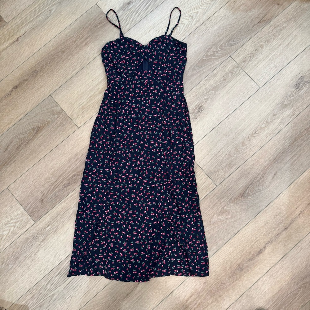 Cherry Spaghetti Strap Dress